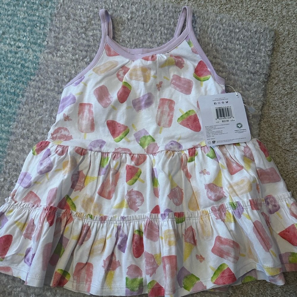 Burt’s Bees popsicle dress. Brand new with tags, 3T
